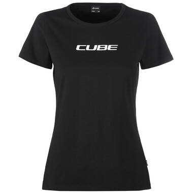 T-Shirt CUBE ORGANIC CLASSIC LOGO Femme Noir 2024 CUBE Probikeshop 0